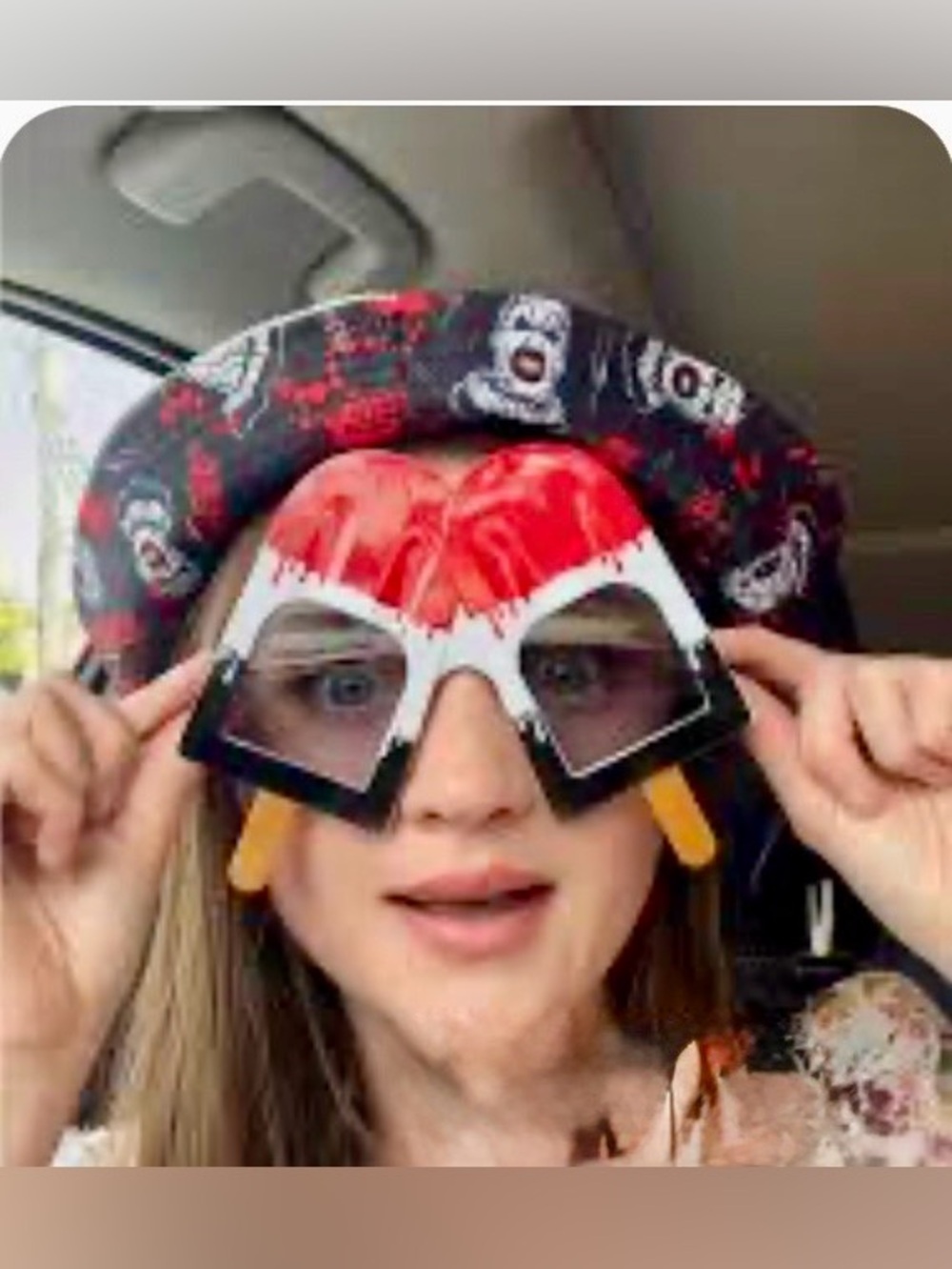 Art The Clown Hat & Sunglasses - Picture 2 of 16